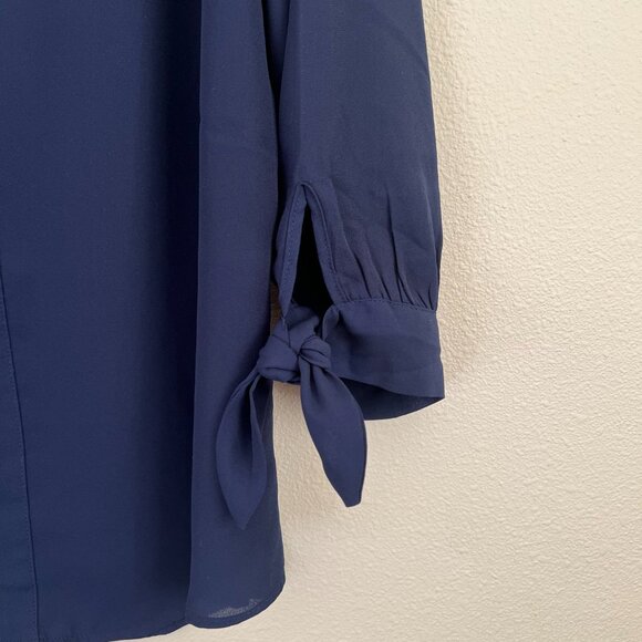 Blue Work Blouse - Picture 3 of 5